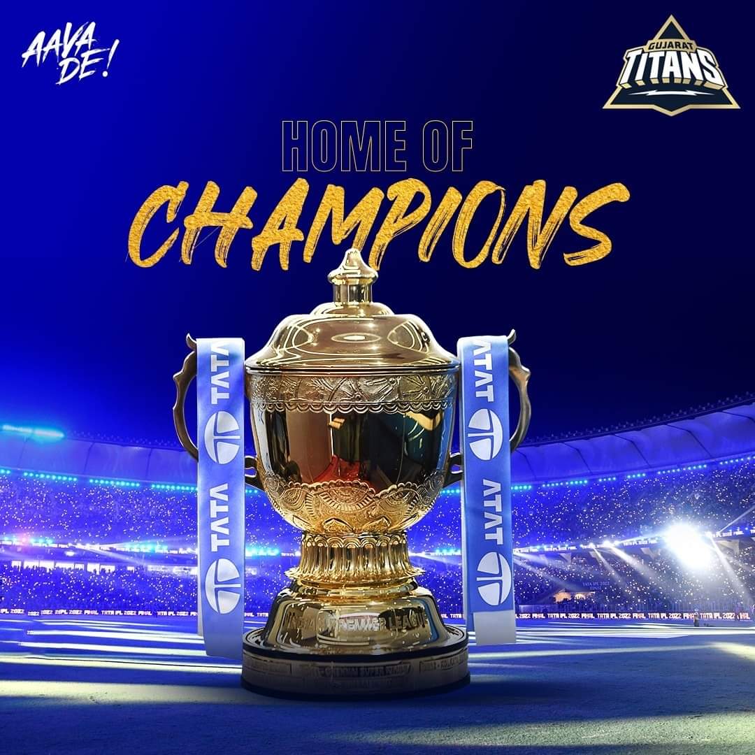 netafynews's tweet photo. Pandya's Bravery - Congratulations to Gujarat Titans on being crowned as the champions of India.
#RRvsGT #GujaratTitans #IPL2022 #ipl2022updates #gtown #cricket #cricketmatch #netafy #netafynews #hardikpandya #narendramodi #NarendraModiStadium #Modistadium #GTvsRR #AavaDe https://t.co/akU966PmHT