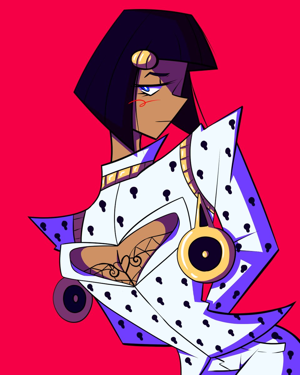 cheezy_marinara's tweet photo. {!possible eyestrain!}
Bucciarati... He's made of some really fun shapes, I'll tell you what. https://t.co/hQQdpTkaRE