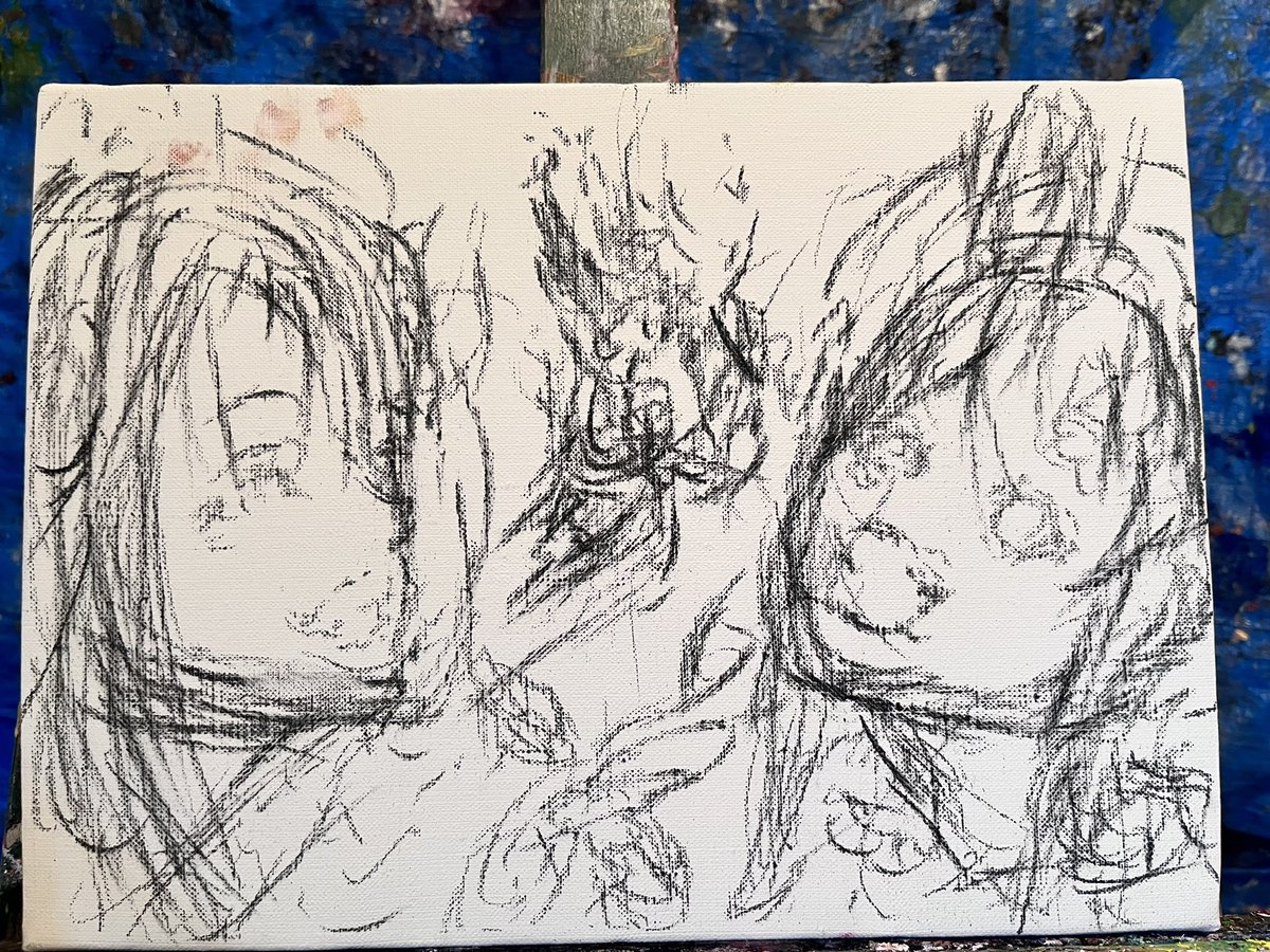 次の油絵 