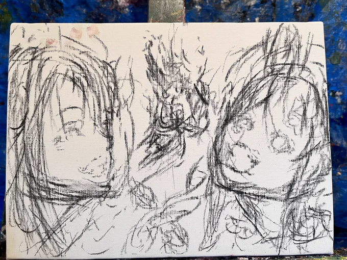 次の油絵 