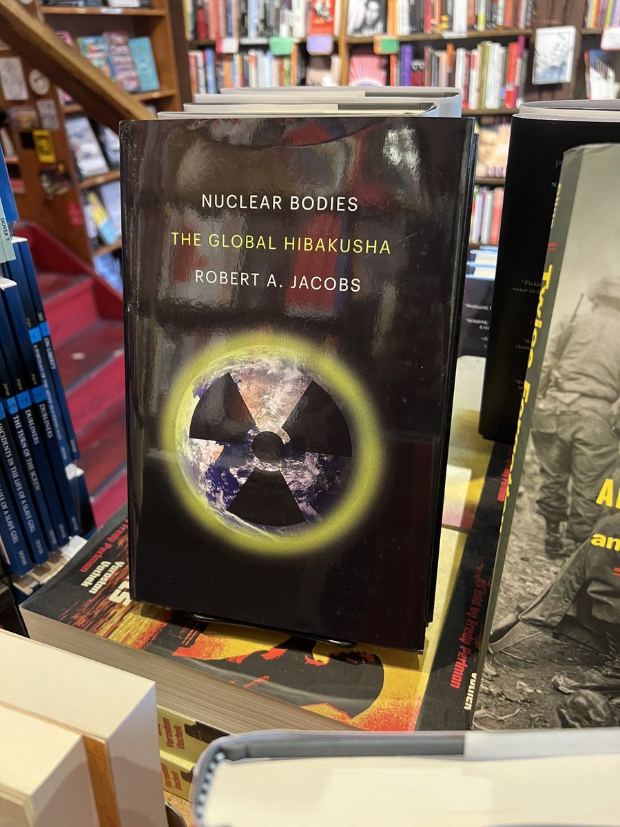 overedwaitress's tweet photo. @bojacobs @globalhibakusha #nuclearbodies @ Seattle's #LeftBankBooks! can't reccommend this one fervently enough, friends. https://t.co/Mg3X6ljjSB