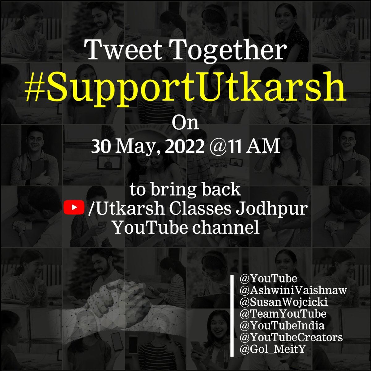 rajendra_janwa's tweet photo. #UtkarshSupport by Nirmal sir
@AshwiniVaishnaw @YouTube @YouTubeIndia @YouTubeCreators @TeamYouTube https://t.co/DFC6XFHw47