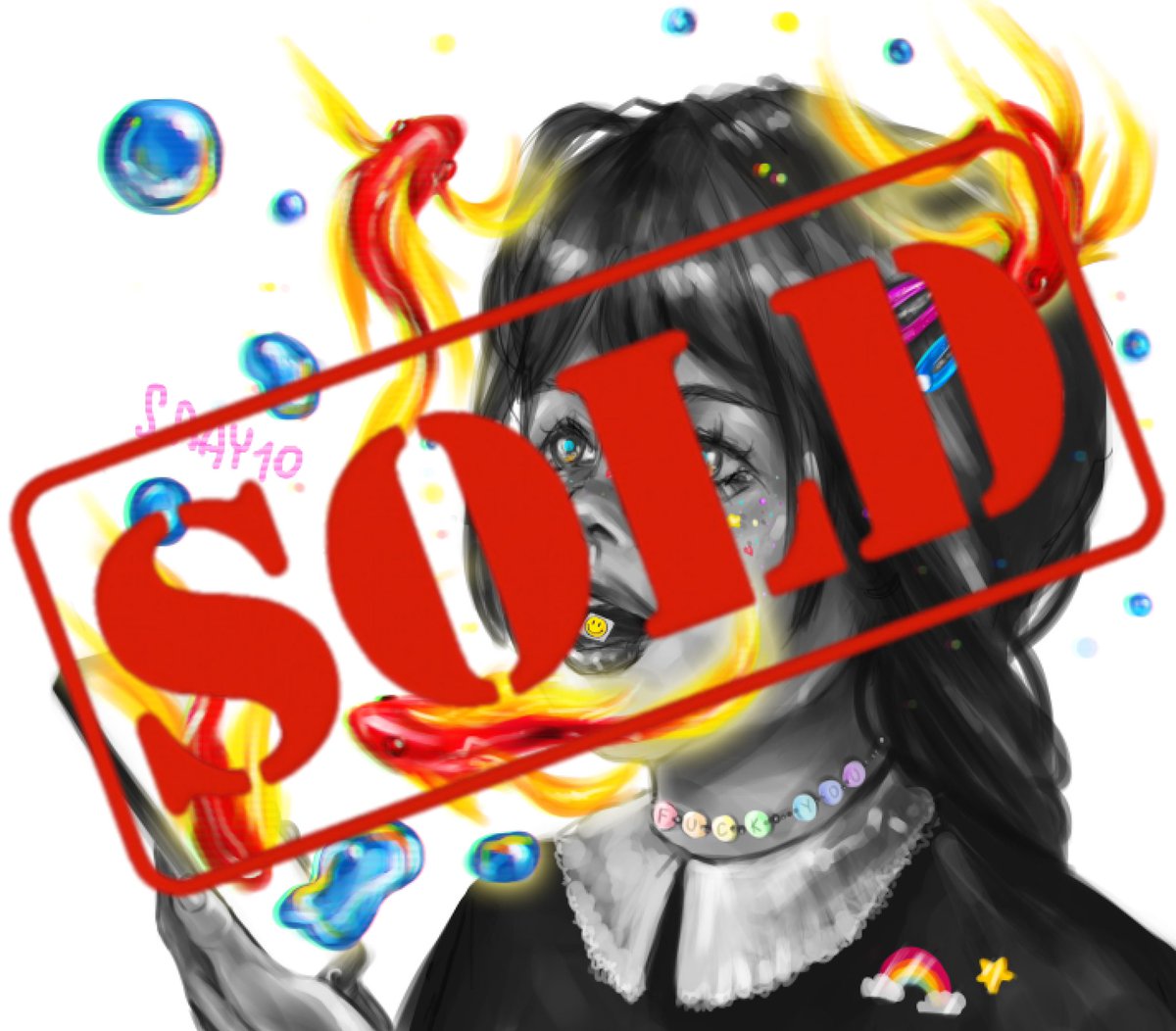 hey guys i just want to say THANK YOU SO MUCH to Anonymous for buying 2 of my artworks yesterday 😭❤️‍🩹
so amazing, hope u will enjoy’em 
@signArtApp