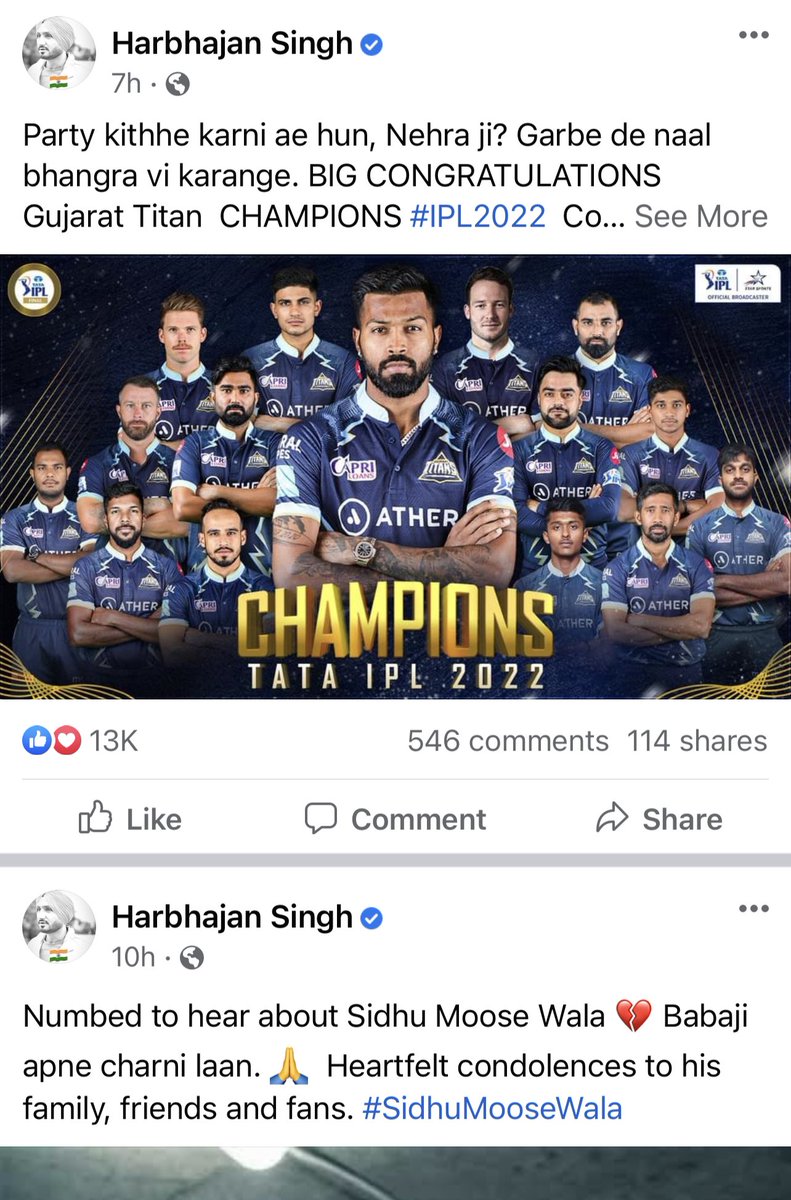 BikramRataul's tweet photo. Numbness and Bhangra within few hours by Punjab Rajya Sabha member @harbhajan_singh. Common sense not so common. @iSidhuMooseWala #sidhumoosewala https://t.co/BAbgaeoGch
