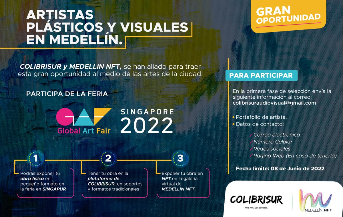 MedellinNft's tweet photo. #Medellin #Artistas #NFTCommunity https://t.co/2Ro4XzQnNQ
