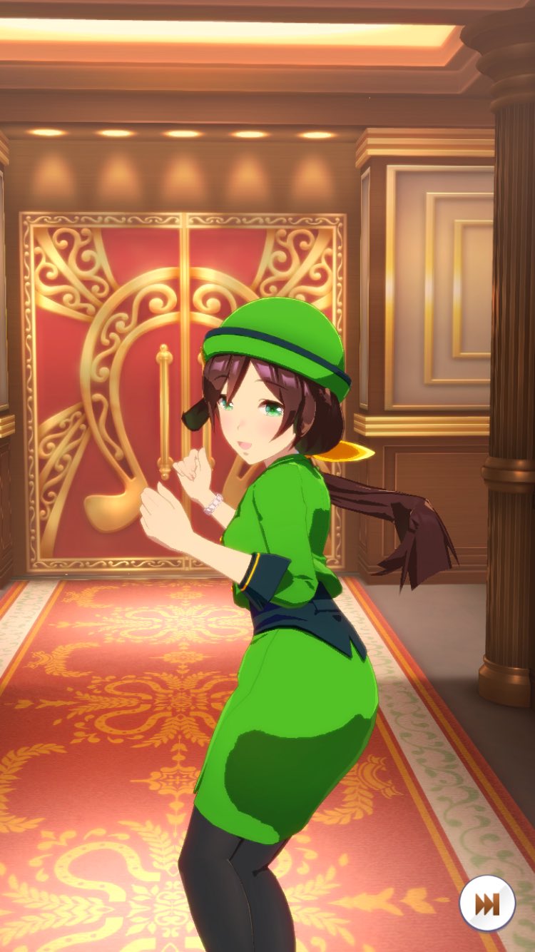 Yuuta ﾟ ﾟ 育成ウマ娘ガチャチケットを使ってピックアップ プリティーダービーガチャを1回ひいたら扉が装飾付きだったので星3確定でした サイレンススズカがでました T Co Titcqyqqlz Twitter