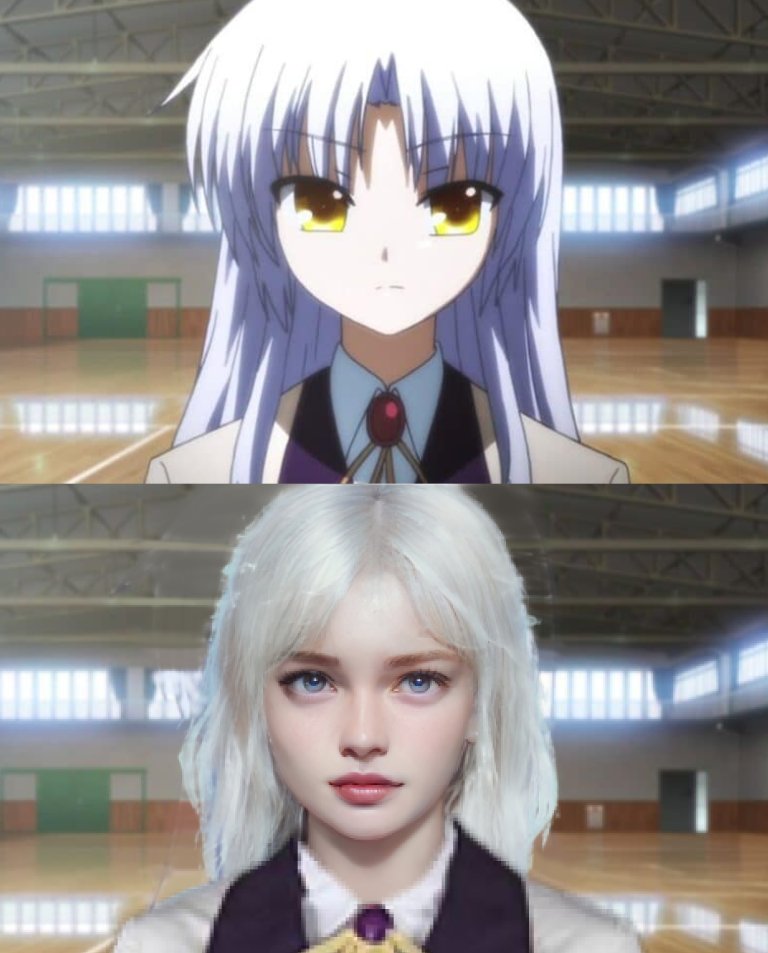 MendozaMDev's tweet photo. Waifu en 3d con ayuda de inteligencia artificial.
Tachibana Kanade #AngelBeats
 @josejesus8 #artbreeder #IAWizards #InnovaccionVirtual https://t.co/9LXWo65UOB