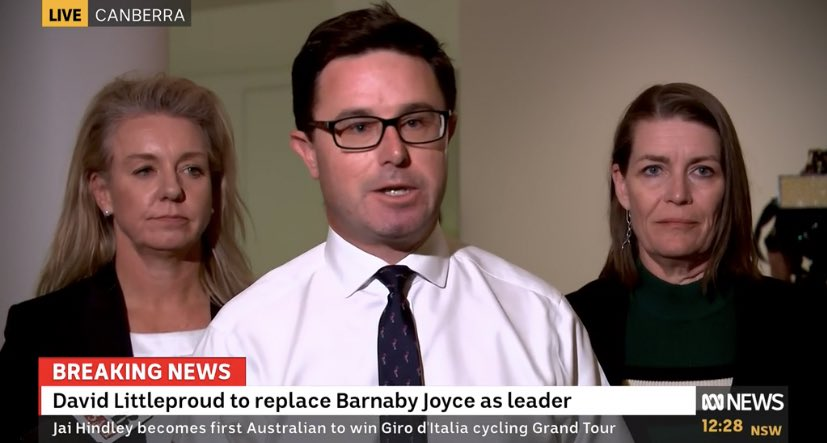 gumby_mister's tweet photo. #auspol #natspill #byebarnaby #auspol 

Clearly people are rapt with the new leader. The noddies can hardly contain themselves. https://t.co/Tqys35Ra9T