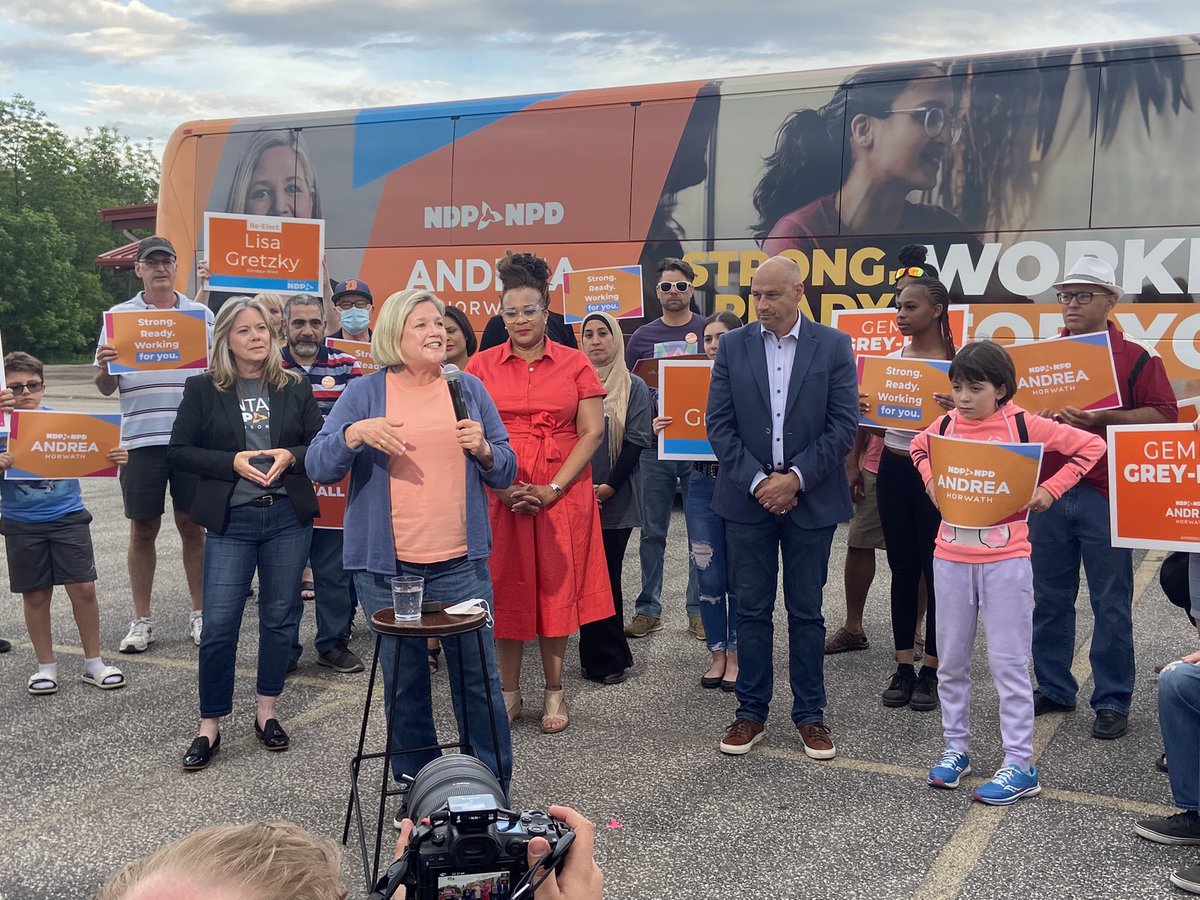 What a day with <a href="/AndreaHorwath/">Andrea Horwath</a>! Saturday’s rally was filled with Ontario NDP enthusiasm! 

The momentum is growing in Essex! Let’s keep it going!

#ronleclair #ronleclairforessex #ondp #ndp #essexndp
