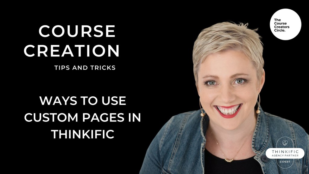 thecoursecircle's tweet image. Custom Pages in Thinkific are ideal for including an About Us page, Contact page and more.

Read more lttr.ai/xUai

#CourseCreationTips #ThinkificTipsandTricks #CourseCreationHowTo