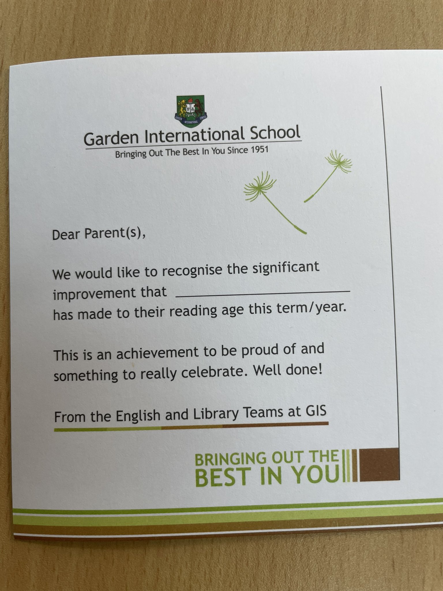 Gis English Faculty Final Star Reading Tests Are Happening This Week And We Have Beautiful New Postcards To Send Home To Students Who Are Showing Positive Reading Habits And Progress