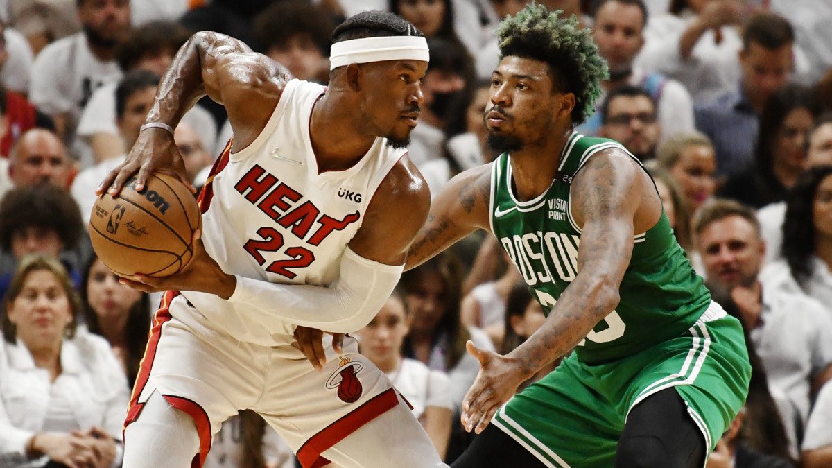 PolymarketHoops's tweet photo. Jimmy Butler vs the Celtics in the ECF:

25.6 PPG
7.0 RPG
3.4 APG
2.0 SPG
48% FG https://t.co/SxSBxXJcSy