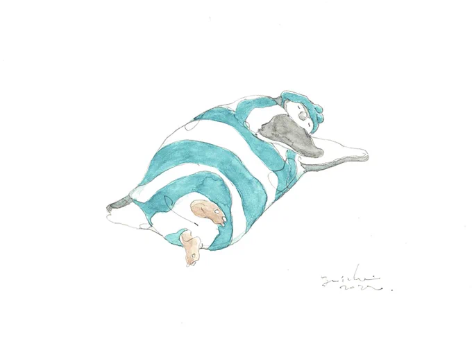 へちゃり。
#ポポ絵 
