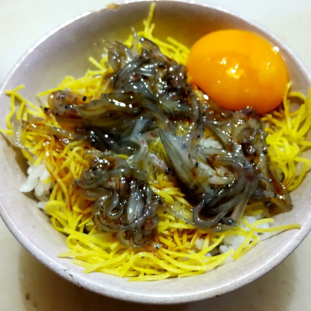 a8aH0iLYhztYKhW's tweet image. 本日のランチ😢

便が遅れた（笑）

生小女子丼

の予定が

まあ、夜に3食限定で生こうなご
食べれます

#生こうなご
#しらす
#しんこ
#東北地方
#今が旬