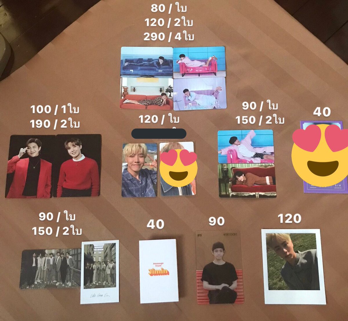 พร้อมส่ง ❗️

- DM มาของดูเพิ่มเติม+เพื่อความมั่นใจได้ 

* การ์ดใส แท in the soop มีตำหนิ

📬 ค่าส่ง 40/50 

#ตลาดนัดบังทัน #ตลาดนัดรถไฟบังทัน #ปล่อยของสะสมบังทัน