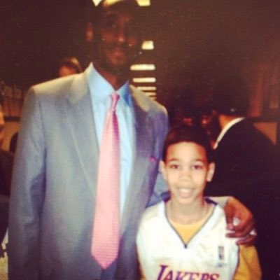 LakeShowYo's tweet photo. "Everyone knows how much Kobe means to me. My idol. My favorite player. I wore it and he came through." https://t.co/2Ok3uoZM79