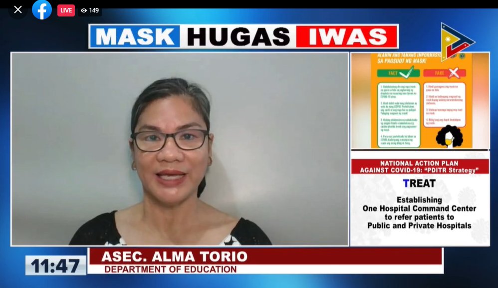 Manila Bulletin News on Twitter "NOW DepEd_PH ASec Alma Torio gives