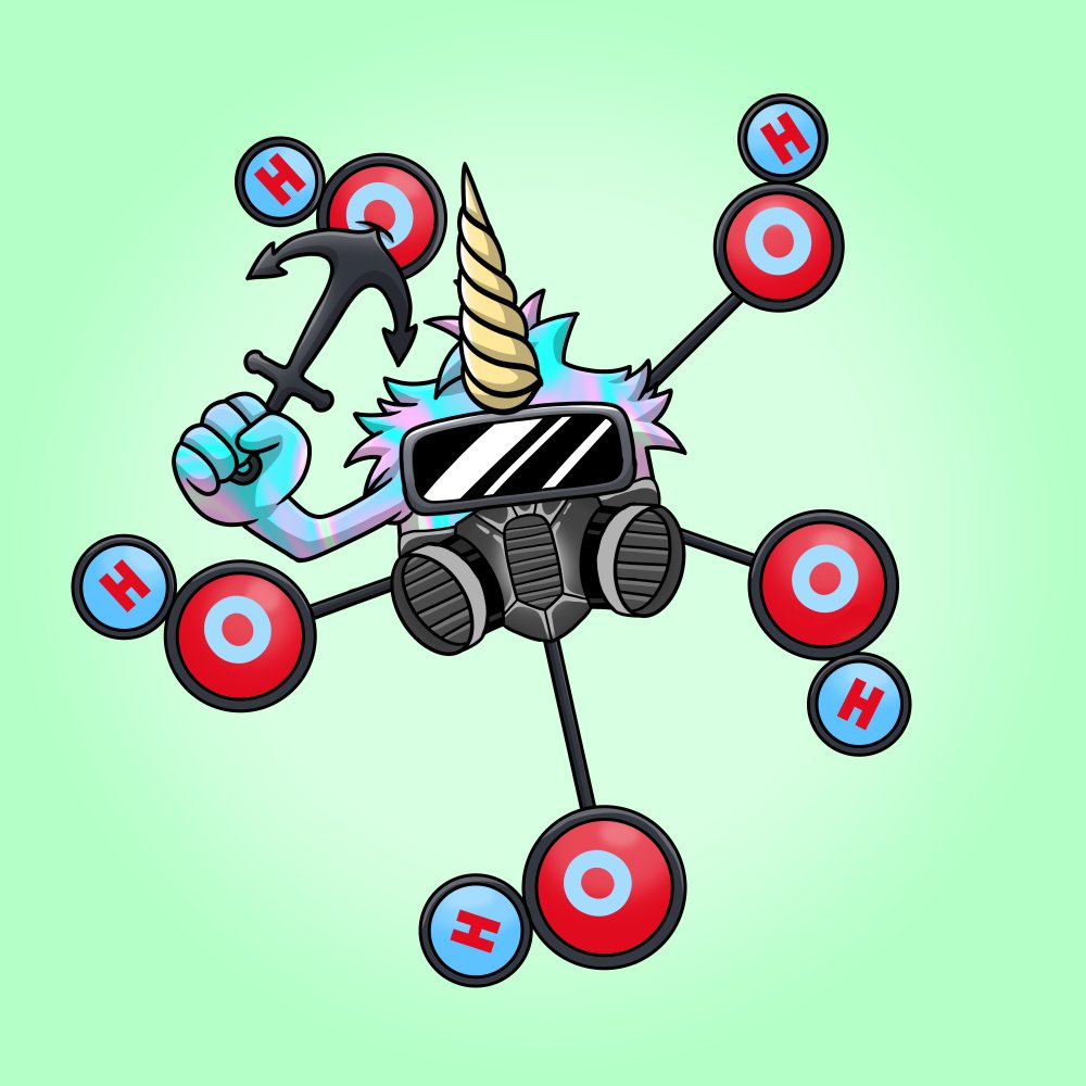 Ahoy Matey!  This unimonster decided to wear a gas mask hoping to lower the gas fees for all. 555 OG roles are available for early adopters. 

All your got to do:-
1. Tag 5 NFT lovers
2. Join Discord discord.io/monstermolecul…

The Mint is live now at 👇monstermolecules.io