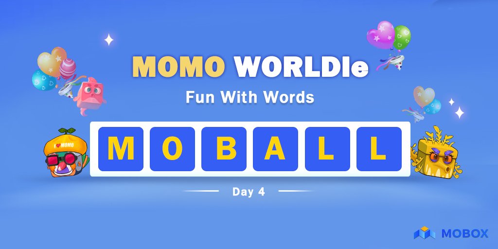 The correct answer was MOBALL !   🥳Congratulations to the following winners :   @slavareshetnyak @coingiray @mundeogoen @KostaAndNotU @ViktorDyulg  1 x #MOMO Avatar Mystery Box coming to you in the #MOMOverse !  Thank you to all that have participated ! [twitter.com] [pbs.twimg.com]