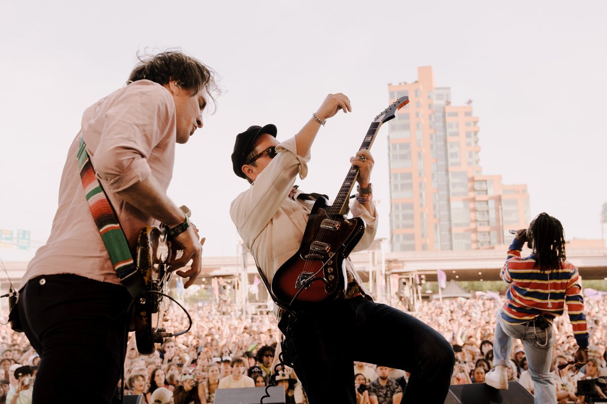 forecastle's tweet image. there's love in my heart for you @BlackPumasMusic 💜