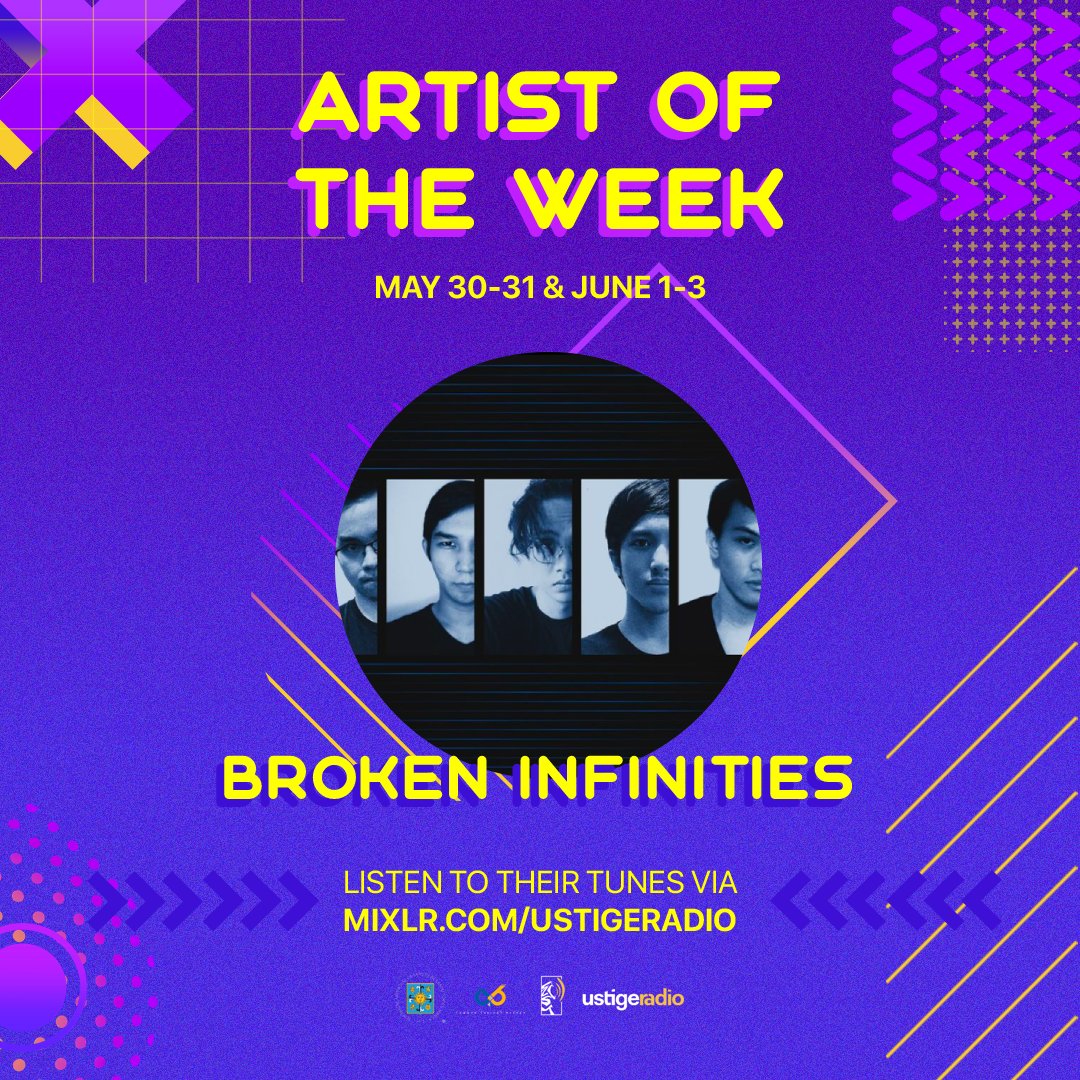 tigeradioUST's tweet photo. Catch this week's #TRArtistOfTheWeek, Broken Infinities (@brokeninfiniti)

Tune in to our shows and get a chance to listen to their songs via https://t.co/aqHNim9R4y! 

Follow them on Instagram via https://t.co/zSfXljPfst https://t.co/h0hAxFZvBh