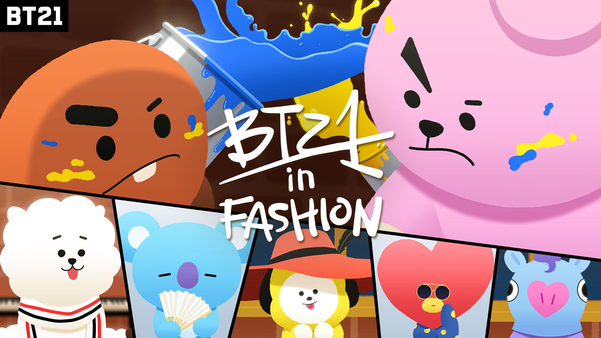 Bt21 Japan Official Shookyとcookyのデザインバトルを通して学んだ ファッションの本当の意味 一緒に作って特別な Bt21のユニークなtシャツが見たい人 Bt21 In Fashion T Co Jb6cvijejz Bt21 Bt21infashion アニメーション Utopia