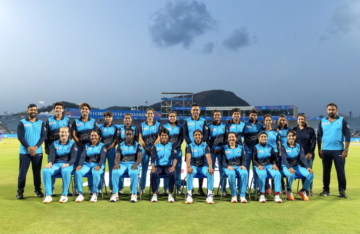 PriyaPunia6's tweet photo. A special win. Winning a nail biter is the most exciting thing. Grateful to be a part of this wonderful unit. 💙✨ https://t.co/h7edblAhFS