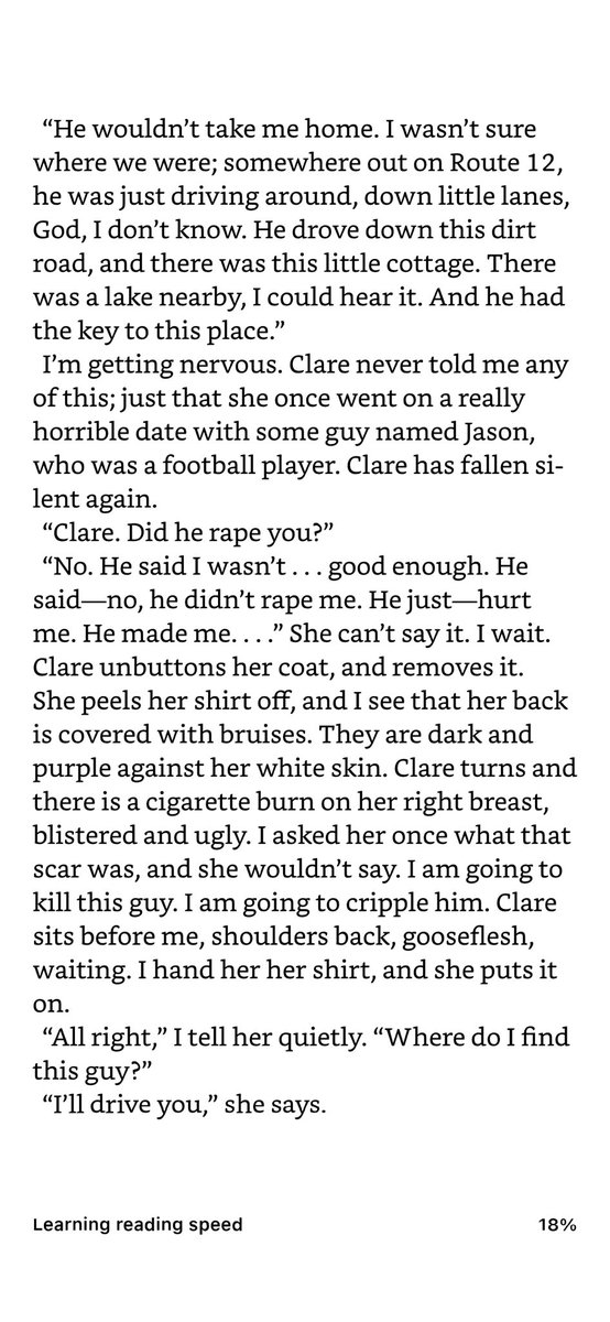 SaveTucaNBertie's tweet photo. @belen3dwards wanted to send this to you. Read your review. The scene seems beat for beat same as the book, &amp; the added future statement “of course it was rape”makes sense in the context that Henry would definitely have killed Jason if Claire had admitted it was rape to him. https://t.co/LDOiieeDQ0