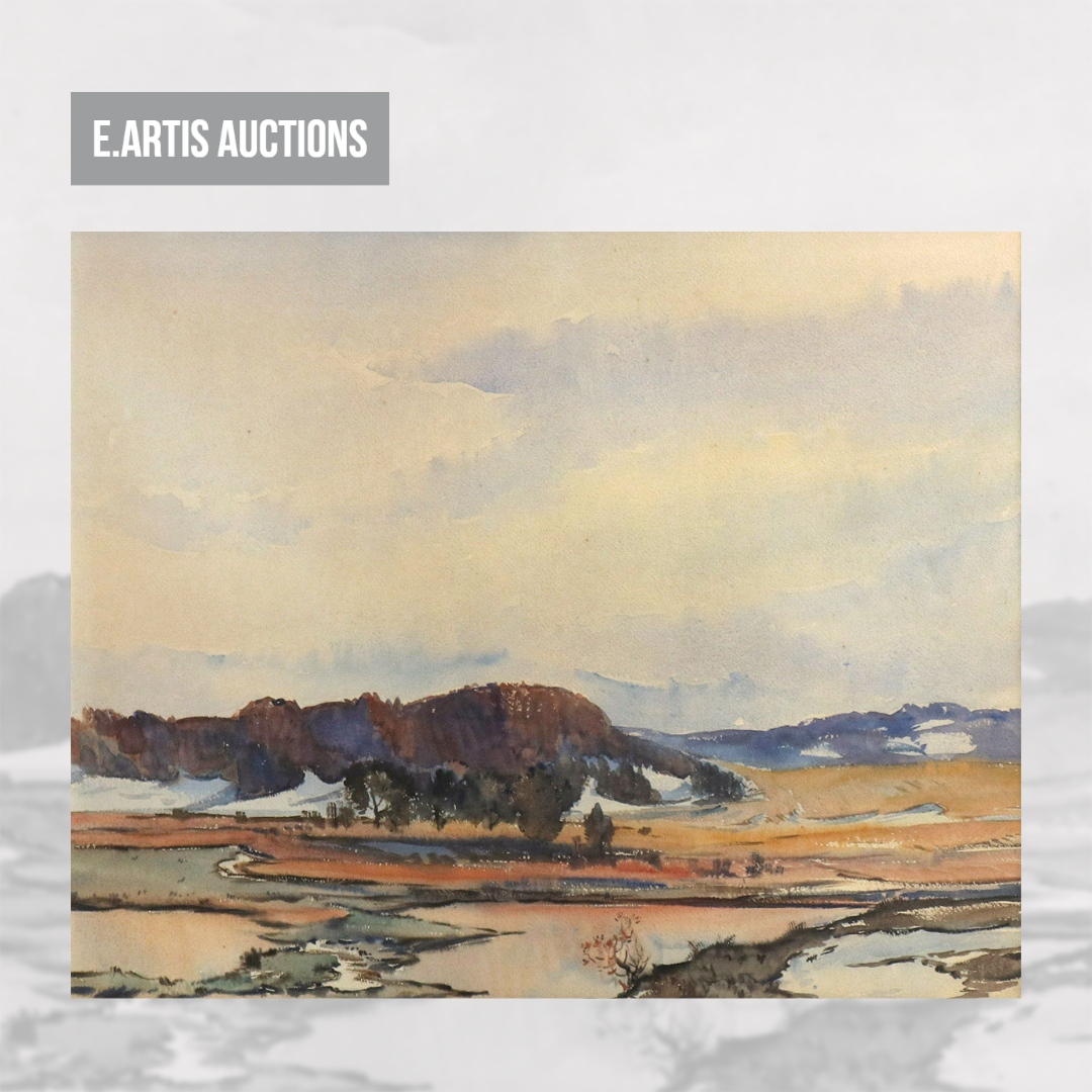 e_artis's tweet image. 💎

James P. Butler (1893-1976)
Landscape near Giverny
Watercolour on paper

✖️ l8r.it/rRSr ✖️
⁠
#eartis #JamesButler #cloudemonet #impressionismart