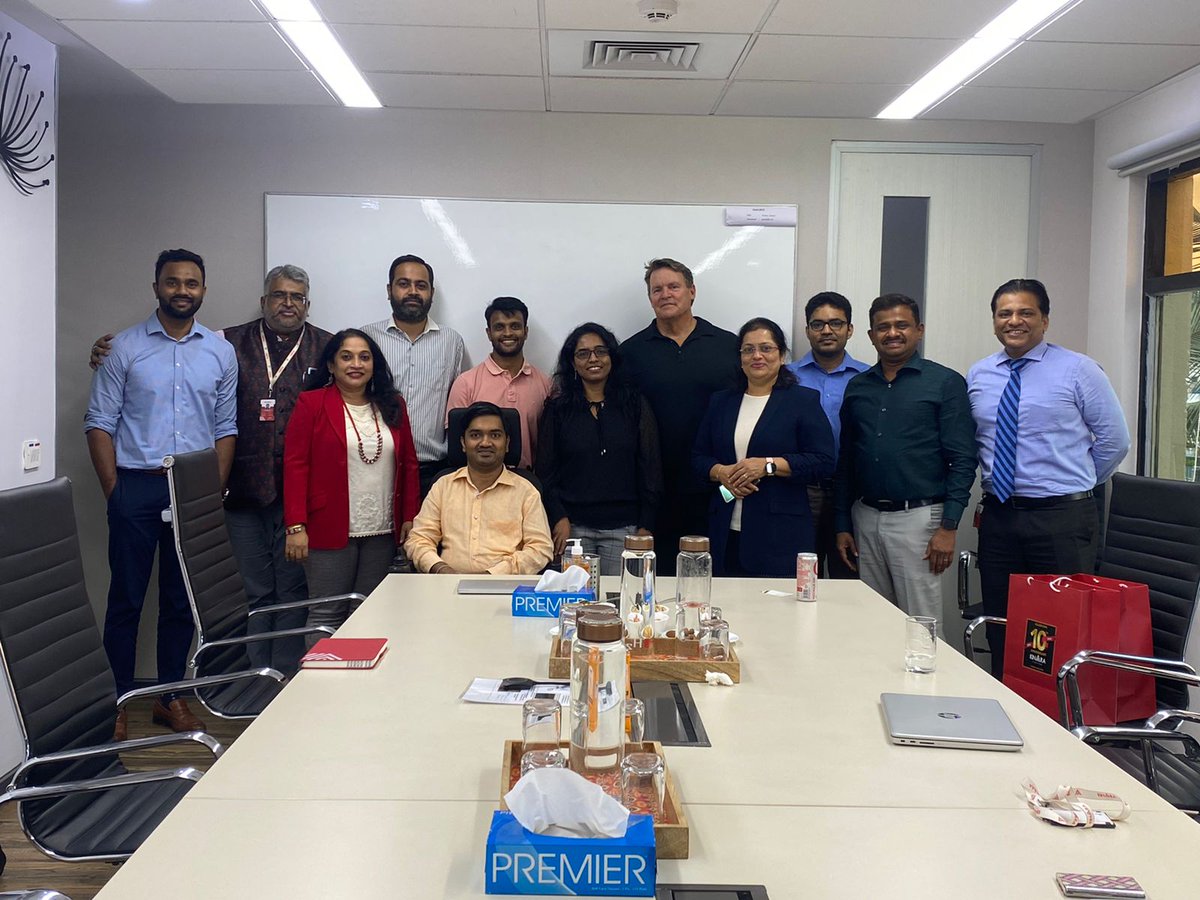 KinaraCapital's tweet photo. Happy to host our investors Geoff “Chester” Woolley, Managing Partner &amp; Co Founder, Patamar Capital and Satchith Kurukulasuriya, Principal, Patamar Capital at our Head Quarters in Bengaluru. 😀😀

#KinaraCapital #PatamarCapital #ImpactInvestment #MSME #India https://t.co/NQsELtDCmX