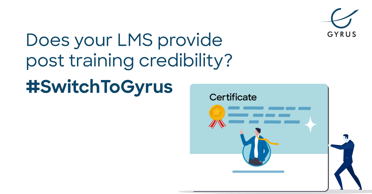 GyrusSystems's tweet photo. #Gyrus allows customized certification after each course completion to improve accountability. Certification also helps in creating a record for future use for the trainers as well as for the trainees.
To know more, visit: https://t.co/jFrK1xMOX3
#LMS #SwitchToGyrus #CloudLMS https://t.co/RYEypmfEKP