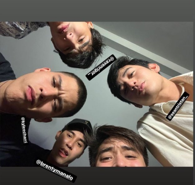 BRENTELITEPH's tweet photo. we see you 👀 @brentymanalo 

ig story from @ lance_justin_carr https://t.co/JiOYwKZeRx
