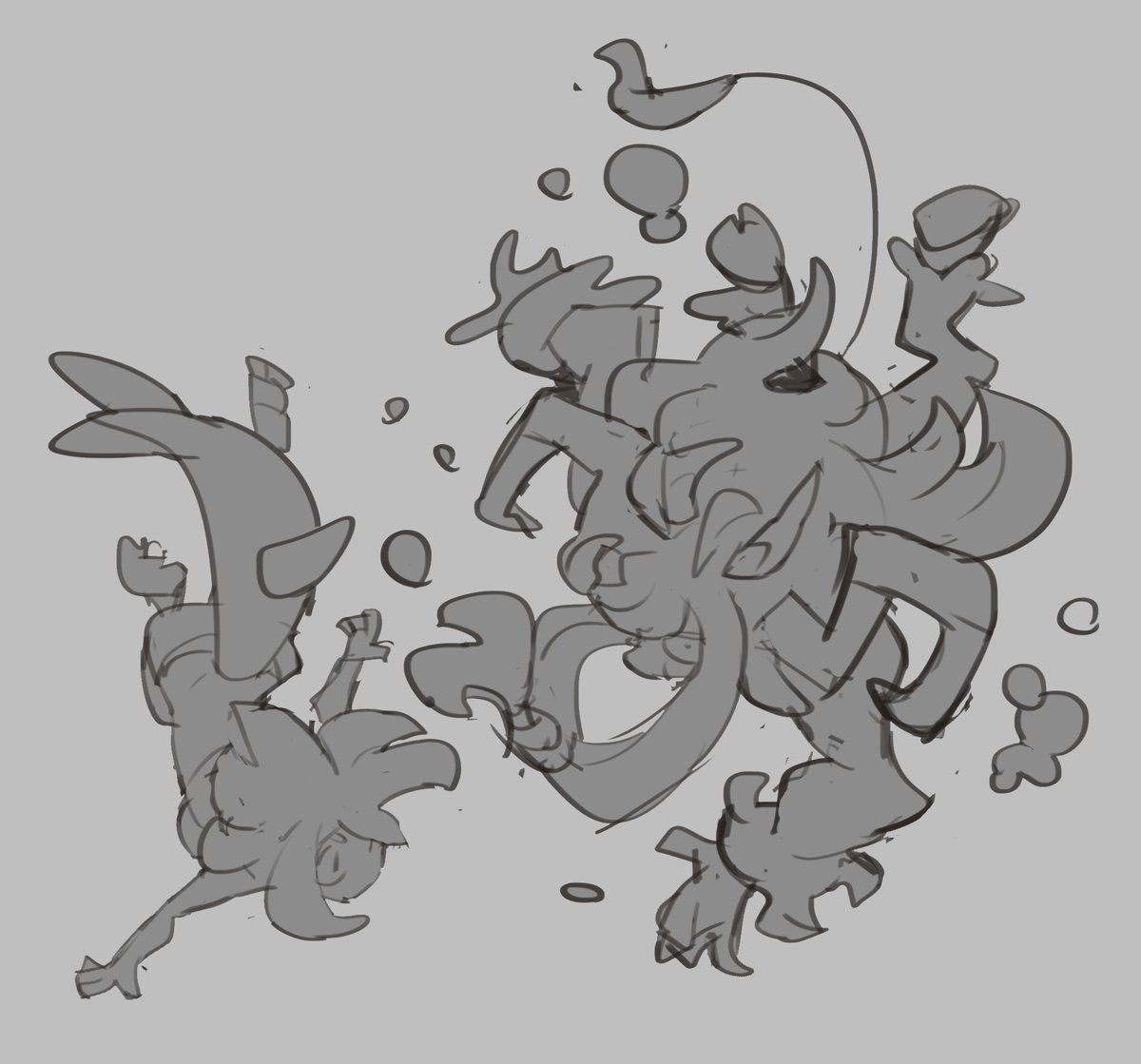 「I got tagged by @/Gaziter  art train 
un」|Jaya Plyのイラスト