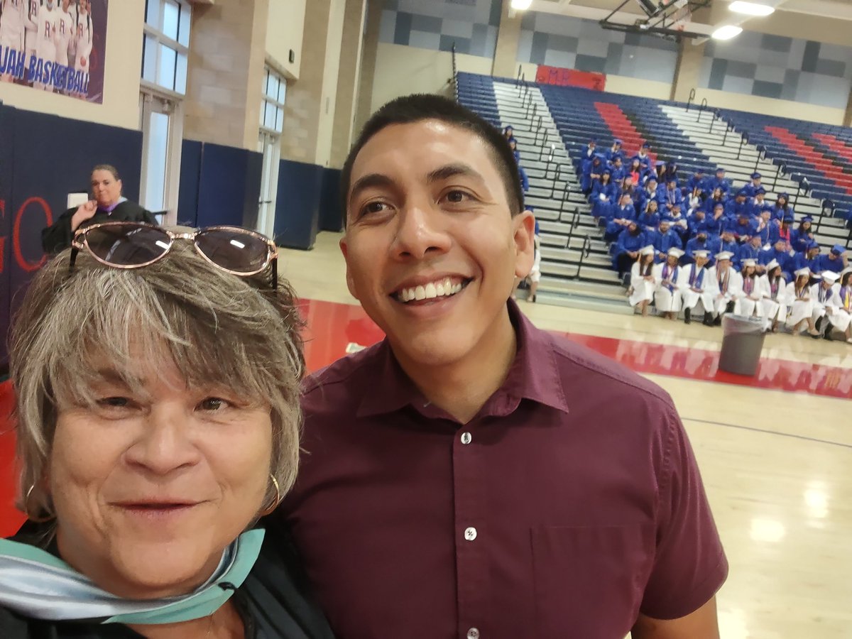 TJMS_Principal's tweet photo. Awesome graduation at Indio High School... Special shout out my 5th grade student now  councilman Oscar Ortiz.... Nice to sit with Mayor Fermon.... This leg of my journey complete happy retirement to me! @derrickLawson62 @DesertSandsUSD @IHSRajahs @CityofIndio @WaymondFermon https://t.co/Ep5cCjMCCi