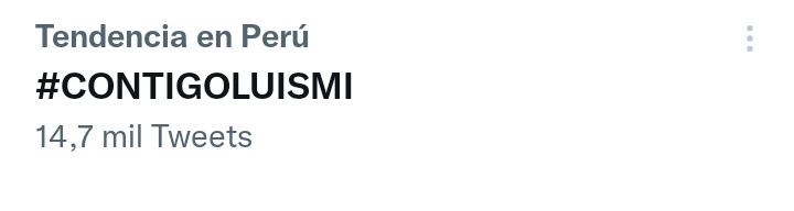 Dbora967351802's tweet photo. 14.7 k  ... Podremos llegar a los 15k ??? #CONTIGOLUISMI https://t.co/MbCmS7G3wZ