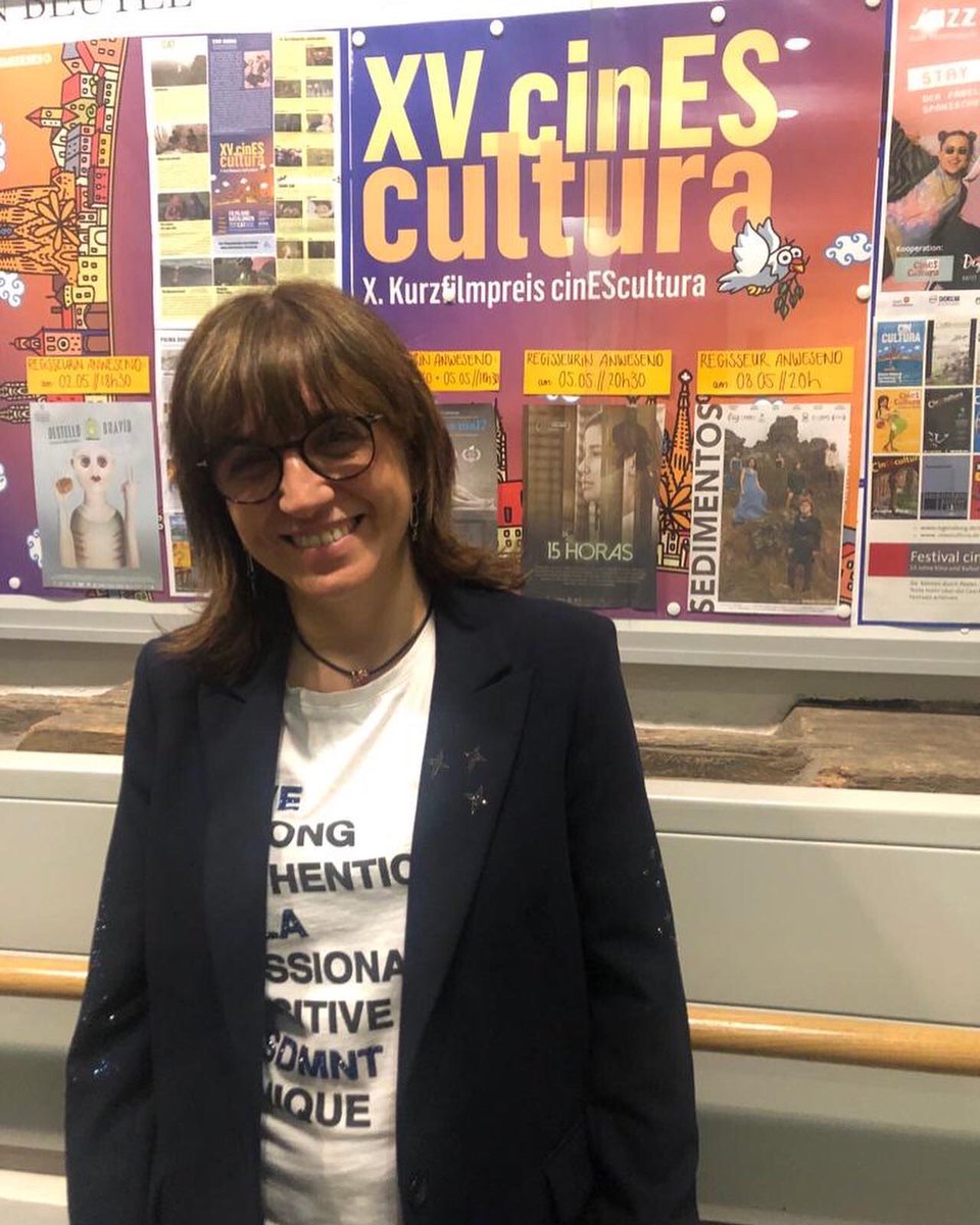 Das cinEScultura Festival 2022 war ein Erfolg🎊 Danke! Auch an Ainoha Rodríguez, der Regisseurin von Destello Bravío und Judith Colell, Regisseurin von 15 Horas. (1/2)

<a href="/ACEcultura/">Acción Cultural AC/E</a> <a href="/casalmunic/">Casal Català de Munic</a>