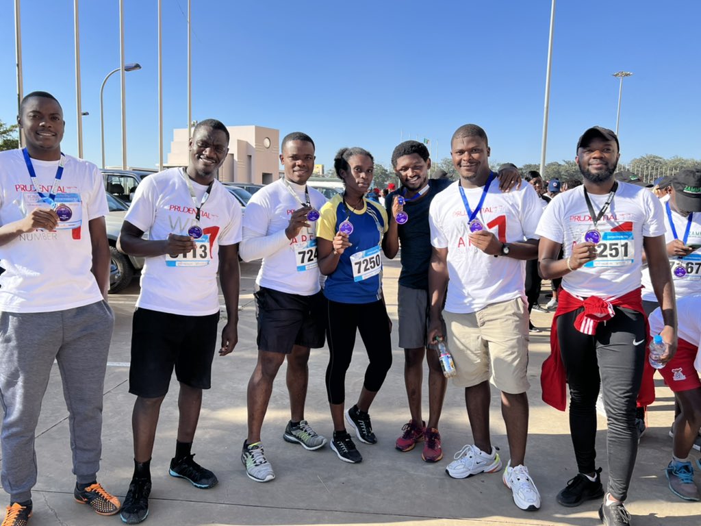 Team Prudential participating in the 2022 InterCompany Relay. #WeDoFitness #WeDoHealth #WeDoLife