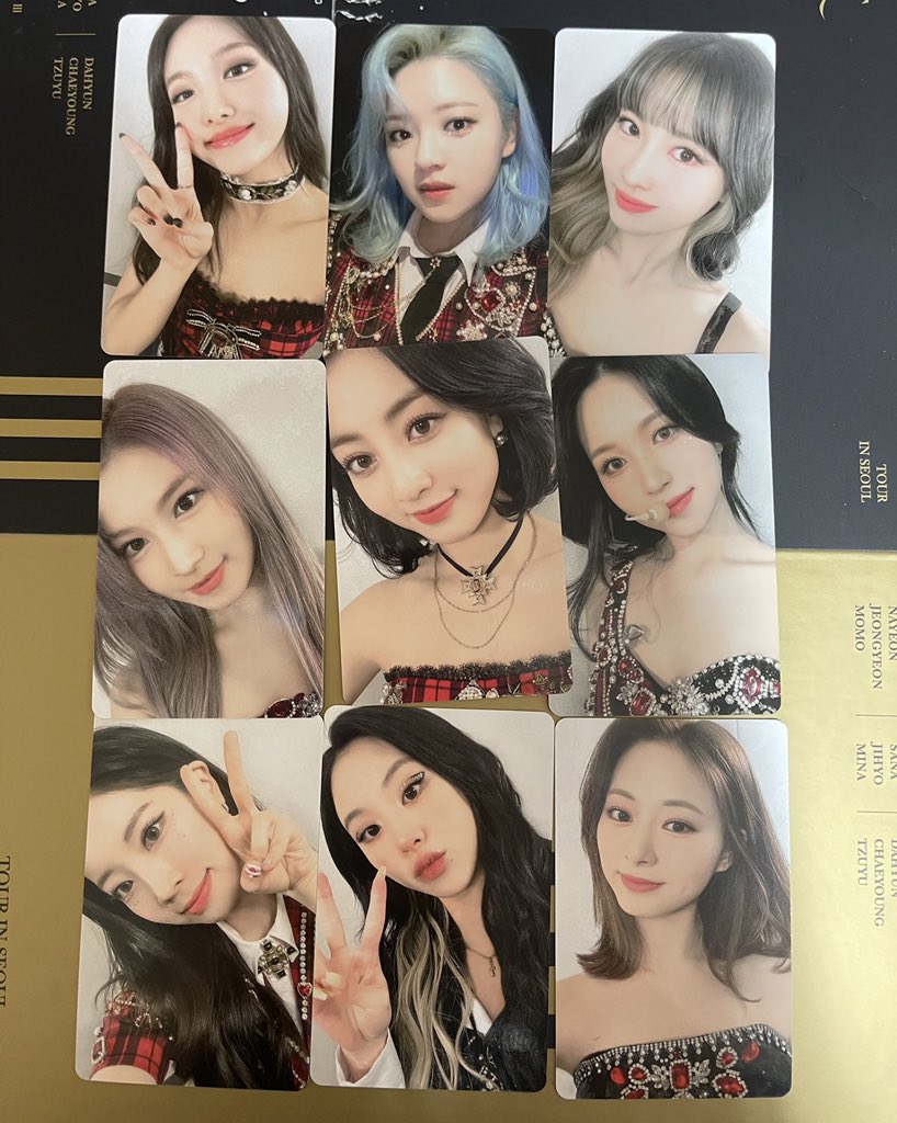 twiceheavenph's tweet photo. WTS LFB

Twice Dvd 4th World Tour Photocard

299
NAYEON❌❌✅
JEONGYEON❌❌✅
MOMO❌❌✅
SANA❌❌❌
JIHYO❌❌✅
MINA❌❌❌
DAHYUN❌❌✅
CHAEYOUNG❌❌❌
TZUYU❌❌❌

Mine+name 
Dp 50%, Remaining Balance once On hand

Prio getting 2 or more pc. https://t.co/pf02oQkjTd