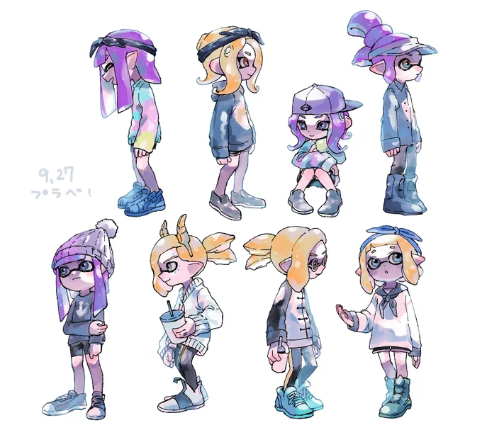 #スプラトゥーン7周年 たくさん遊びました 感謝 
