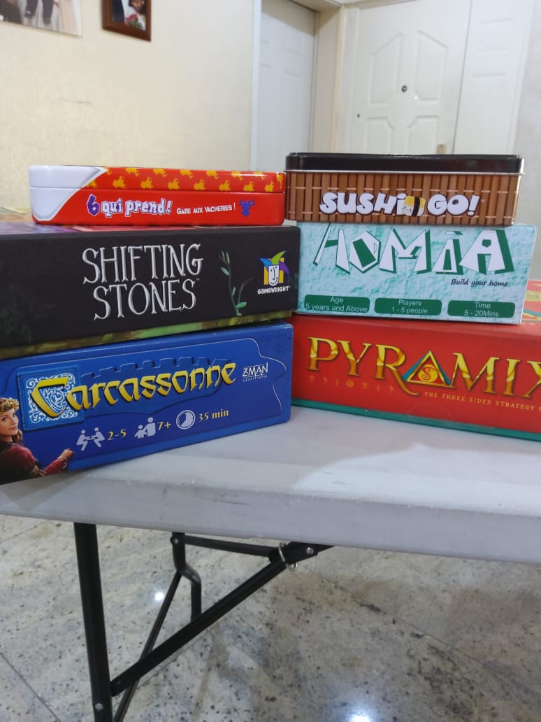 CedarsLightHse's tweet photo. We are at it again today 🔥 
Another exciting session of Boardgames unfolding...these games are the goals for today 🕺🏾💃🏾🕺🏾💃🏾 #boardgames #PHTwittercommunity
#Boardgamesrock 🧩🎯♟️🎲 https://t.co/cstM87R4EW