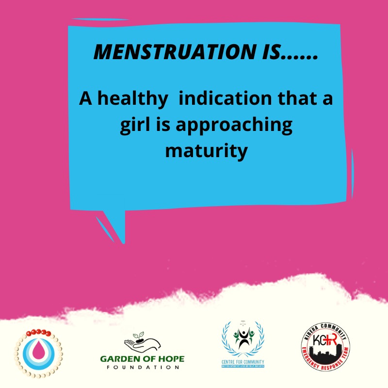 There is a strong need for each of us to openly talk about periods. Let’s talk periods and no longer stay silent.
#MHDayKibra2022

#WeAreCommitted 

#MHDay2022