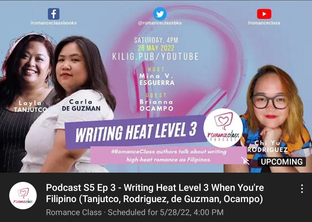 romanceclassbks's tweet photo. Happening in an hour! See you on YouTube, classmates! https://t.co/oc5i3g6hkE #romanceclass https://t.co/4d2KzIcA6U
