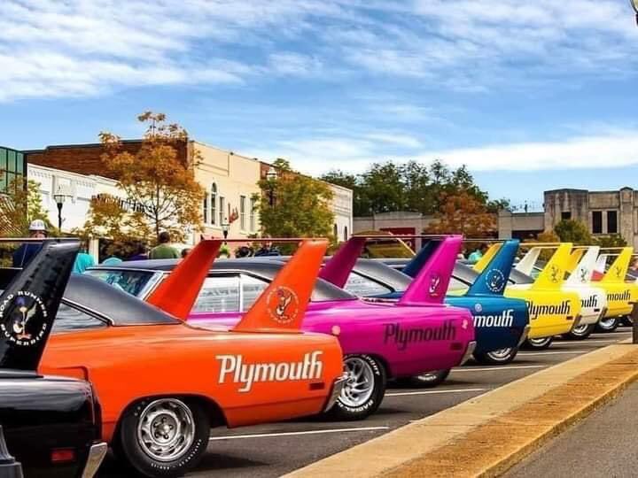 TorqueAmerican's tweet photo. Superbird heaven! How awesome is this !!🤩
#torqueamerican 
#plymouthsuperbird 
#mopar 
#moparnation 
#moparmilitia 
#moparornocar 
#musclecar 
#musclecars
#classiccars 
#americanclassiccars https://t.co/XneZEWw6dg