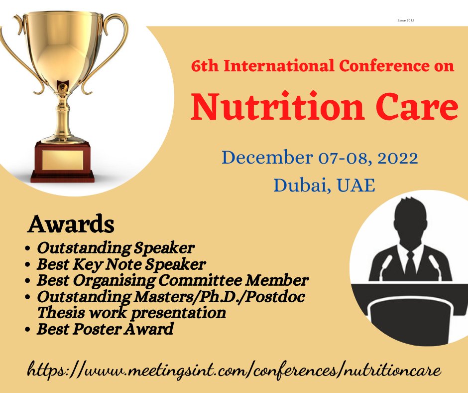 Call_papers's tweet image. Meetings Int cordially invites you to the webinar on #Nutrition_Care, Submit your #abstracts and book the #speaker_slot
To register, visit the link: meetingsint.com/webinars/Nutri… 
#Nutraceuticals #Nutrition_Care #Pediatrics_nutrition #sports_nutrition #animal_nutrition #plant_nutrition
