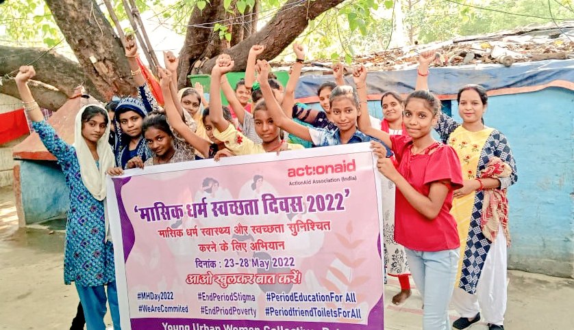 saurabhiirm's tweet photo. #Girls in #Patna come together to declare their #righttoperiods on the occassion of #MenstrualHygieneDay2022 during campaign supported by @ActionAidIndia. @Rajnand09298893 @BariShahda @kumkumkumar @dipalisharma02 @Dr_SharadKumari @Puspasree_Debi @sndeep @rvarshar @smitakhanijow https://t.co/O0fcvYMvqN