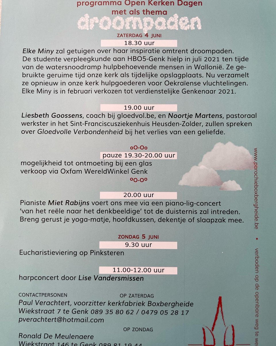 verachtertp's tweet photo. Kerk #Boxbergheide #genk3600 gloeit: uitnodiging op Open KerkDagen met thema 'Droompaden' waarin 'gloedvolle verbondenheid' centrale thema is
https://t.co/ClC8e02Pjm #openkerkdagen #openchurches @LucHerbots @OpenChurchesEU @CathKeus @annieknagels @wimdries @kerknet @BisdomH https://t.co/1PNbnXDRsf