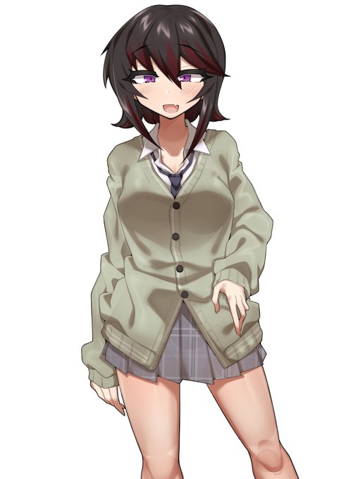 オリキャラの制服立ち絵 