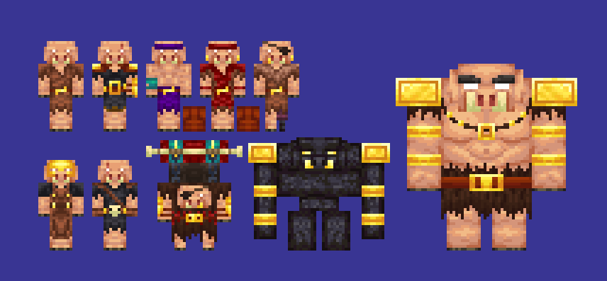 sadraminer1's tweet photo. Piglin Gang!
#Minecraft https://t.co/n5TruO2IFl