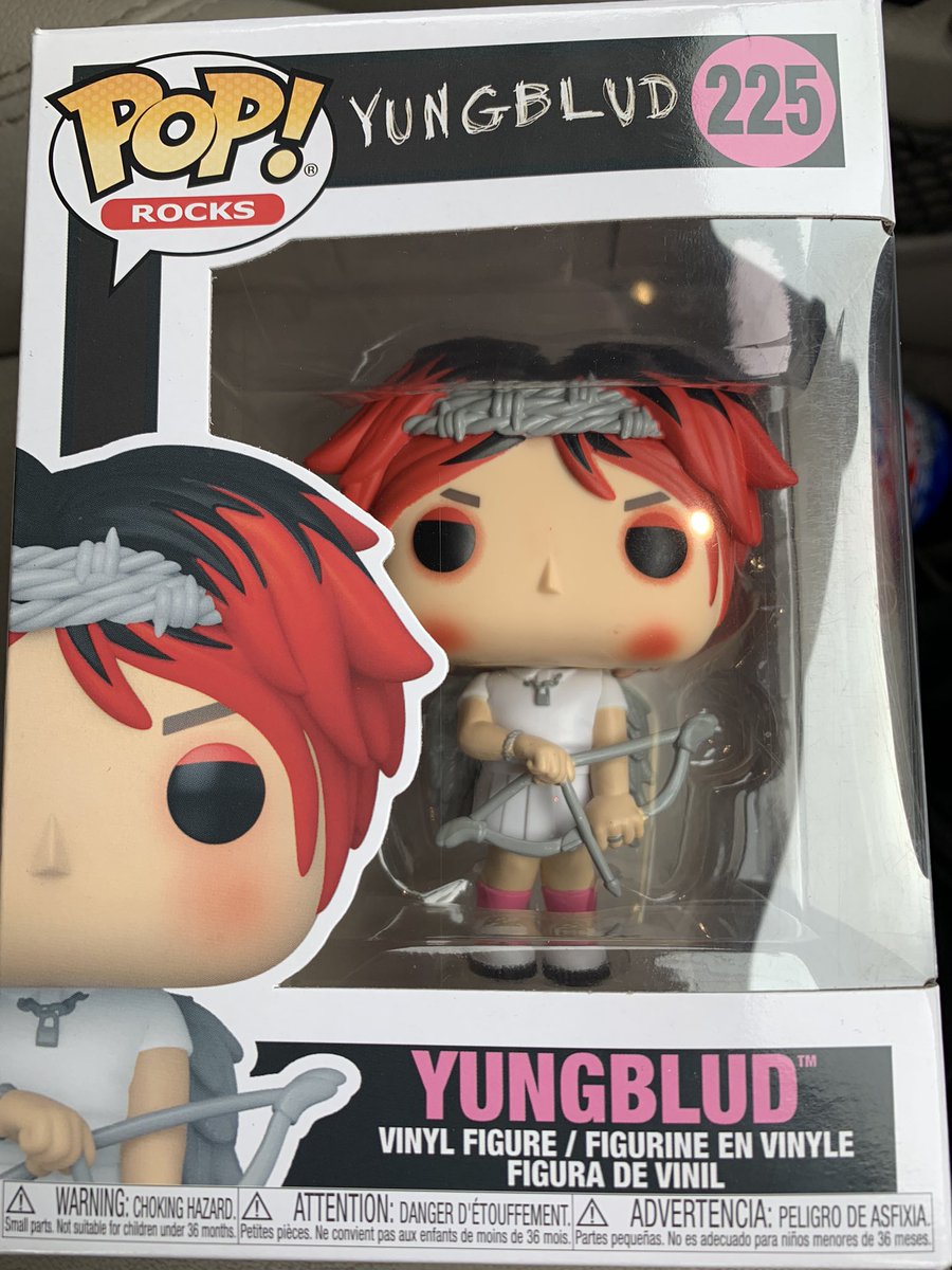 The newest #FunkoPop to come home with me from my trip. @Yungblud is mine.