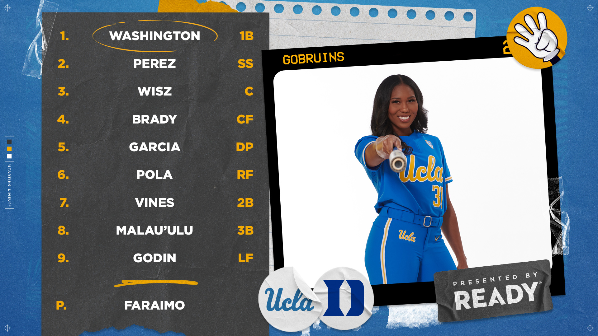 UCLA Softball on Twitter "The starting lineup for UCLA's Super